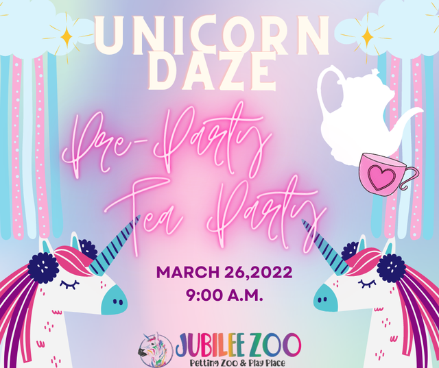 Unicorn Daze Pre-Party Tea Party
